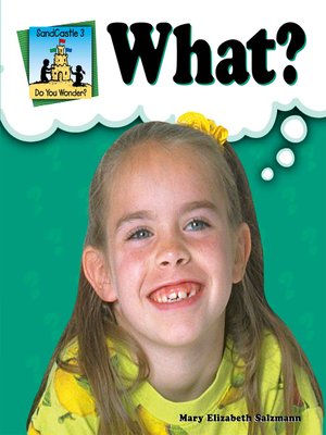 cover image of I Wonder What?